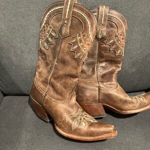 Brown Western Leather Boots